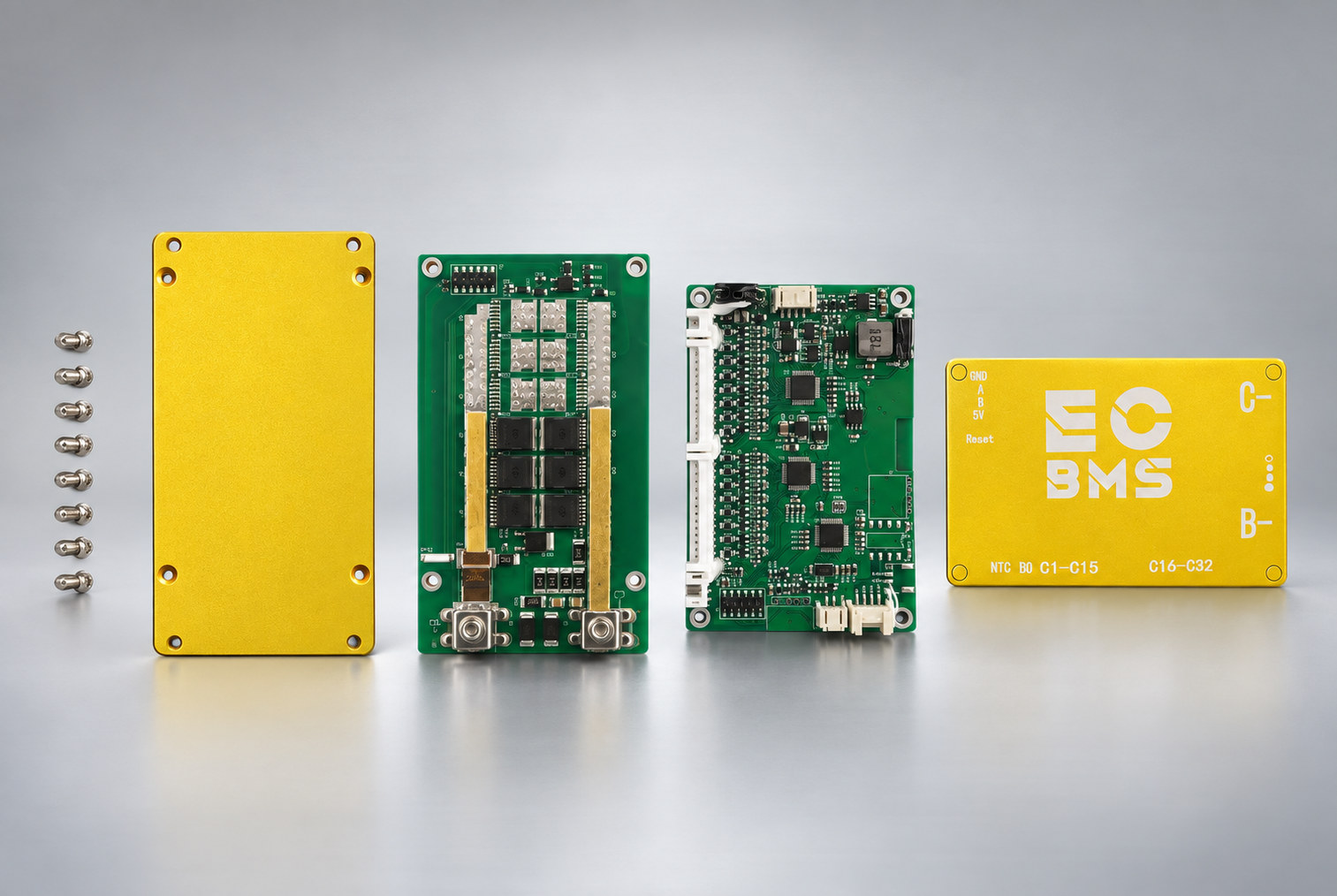 EC battery management system 3-16S - detail view