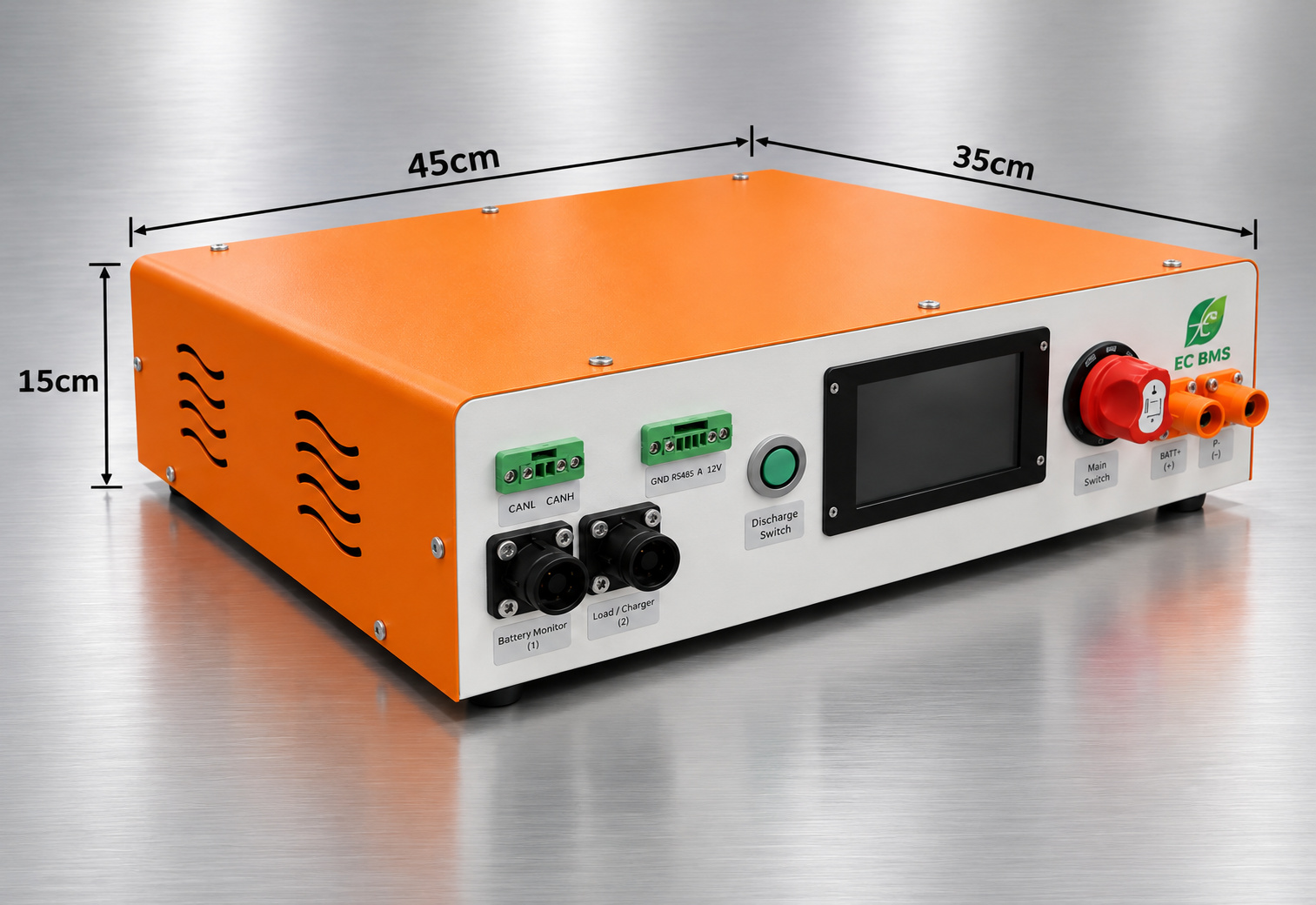 EC High Voltage BMS Active Balancing Control Box - detail view